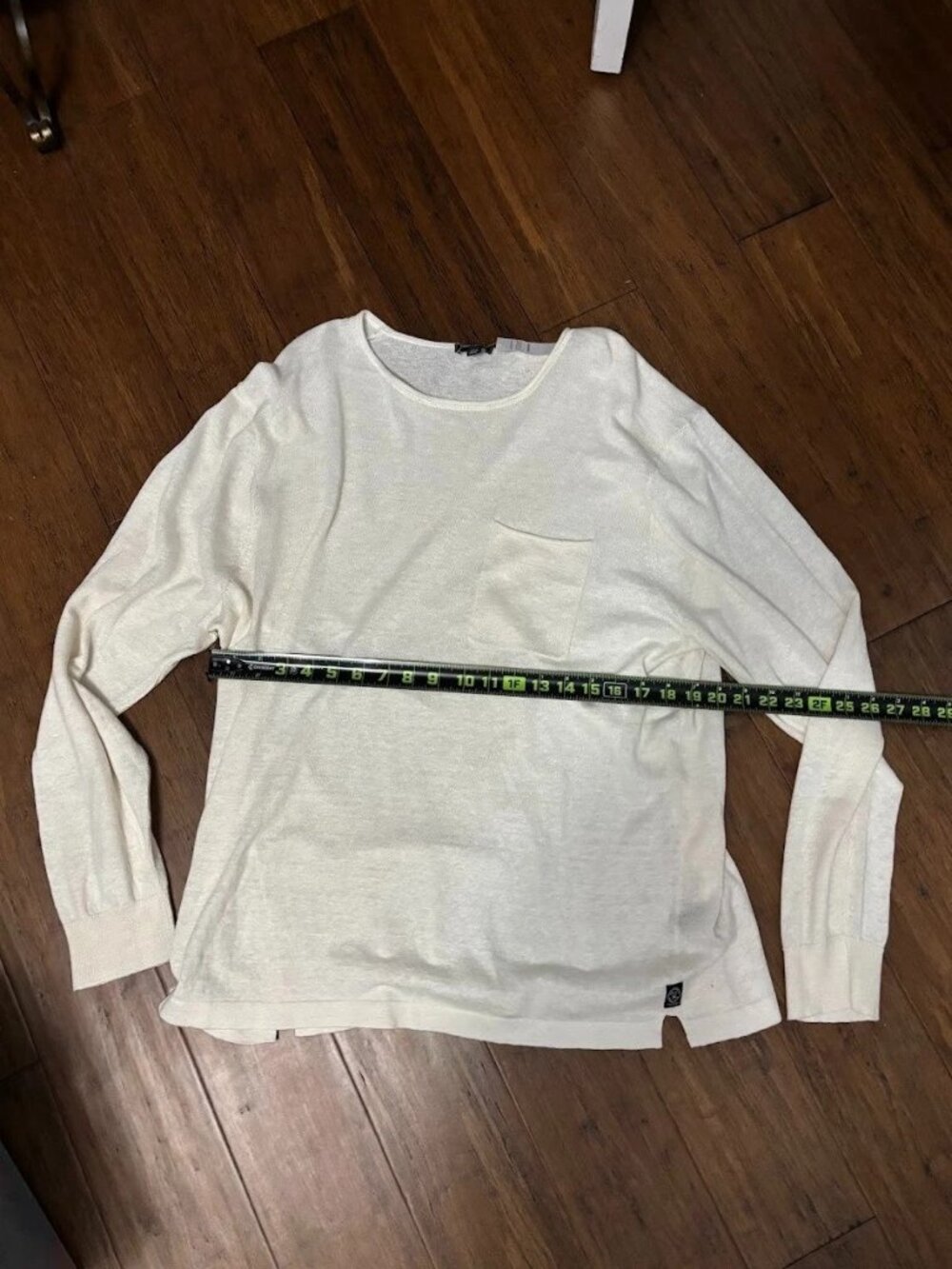 Todd Snyder Textured Linen Crew Sweater Size XXL Bisque NWT 198 - Picture 10 of 11